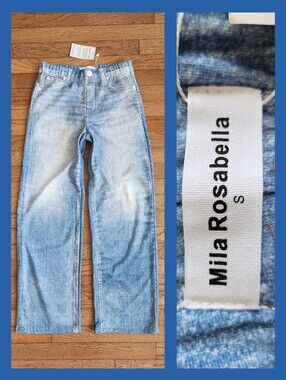 Womens Mila Rosabella Jean Sweatpants Size Small